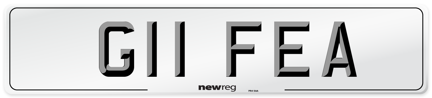G11 FEA Number Plate from New Reg